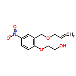 2-{2-[(Allyloxy)methyl]-4-nitrophenoxy}ethanol结构式