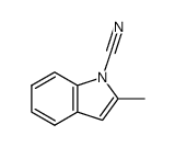1H-Indole-1-carbonitrile,2-methyl-(9CI)结构式