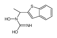 1-[(1R)-1-(1-benzothiophen-2-yl)ethyl]-1-hydroxyurea结构式