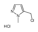 5-(Chloromethyl)-1-methylpyrazole Hydrochloride Structure