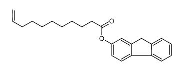 9H-fluoren-2-yl undec-10-enoate结构式