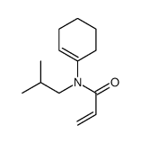 N-(cyclohexen-1-yl)-N-(2-methylpropyl)prop-2-enamide结构式