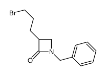 1-benzyl-3-(3-bromopropyl)azetidin-2-one Structure