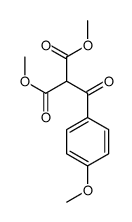 dimethyl 2-(4-methoxybenzoyl)propanedioate Structure