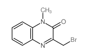 2(1H)-Quinoxalinone,3-(bromomethyl)-1-methyl- Structure