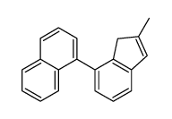 1-(2-methyl-3H-inden-4-yl)naphthalene结构式