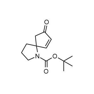 tert-Butyl 8-oxo-1-azaspiro[4.4]non-6-ene-1-carboxylate Structure