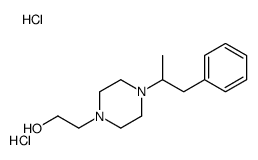 2-[4-(1-phenylpropan-2-yl)piperazin-1-yl]ethanol,dihydrochloride Structure