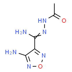 Acetic acid, 2-[(4-amino-1,2,5-oxadiazol-3-yl)iminomethyl]hydrazide (9CI)结构式