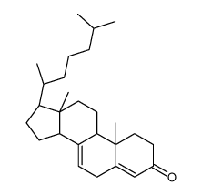 cholesta-4,7-dien-3-one Structure