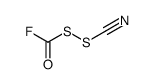 cyano-fluorocarbonyldisulfane Structure