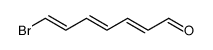 7-bromohepta-2,4,6-trienal Structure