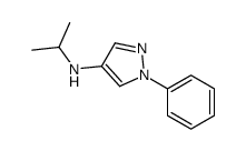 N-Isopropyl-1-phenyl-1H-pyrazol-4-amine结构式