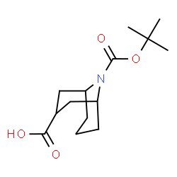 9-[(tert-butoxy)carbonyl]-9-azabicyclo[3.3.1]nonane-3-carboxylic acid Structure