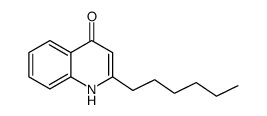2-己基喹啉-4(1H)-酮结构式