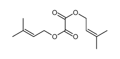 bis(3-methylbut-2-enyl) oxalate Structure