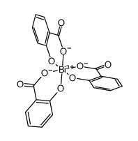 Bi(2-HO-C6H4CO2)3 Structure