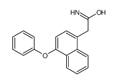 2-(4-phenoxynaphthalen-1-yl)acetamide结构式