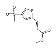methyl 3-(4-methylsulfonylthiophen-2-yl)prop-2-enoate结构式