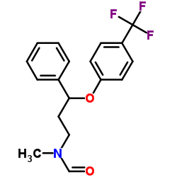 (3RS)-N-Methyl-3-phenyl-3-[2-(trifluoromethyl)-phenoxy]propan-1-amine Hydrochloride(2-TrifluoromethylisoMer of Fluoxetine Hydro-chloride)结构式