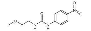 N-methoxyethyl-N'-(4-nitrophenyl)urea结构式