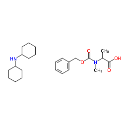 Z-N-Me-DL-Ala-OH·DCHA Structure