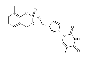 3-Me-cycloSal-d4TMP结构式