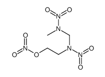 3,5-dinitro-3,5-diazahexyl nitrate Structure