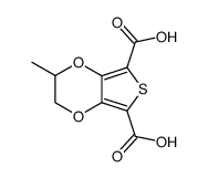 2-methyl-2,3-dihydrothieno[3,4-b][1,4]dioxine-5,7-dicarboxylic acid Structure