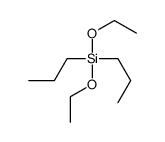 Diethoxy(dipropyl)silane Structure