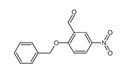 2-(benzyloxy)-5-nitrobenzaldehyde Structure