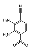 2,3-二氨基-4-硝基苯甲腈结构式