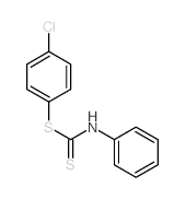 1-(4-chlorophenyl)sulfanyl-N-phenyl-methanethioamide Structure