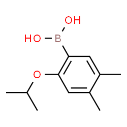 4,5-Dimethyl-2-isopropoxyphenylboronic acid结构式