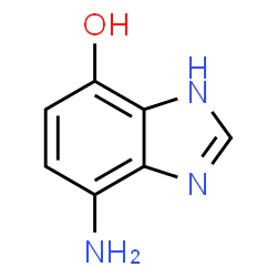 1H-Benzimidazol-4-ol, 7-amino- (9CI)结构式