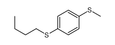 1-butylsulfanyl-4-methylsulfanylbenzene结构式