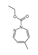 ethyl 5-methyl-1H-1,2-diazepine-1-carboxylate结构式