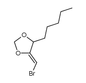 4-bromomethylene-5-pentyl-[1,3]dioxolane结构式