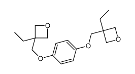3-ethyl-3-[[4-[(3-ethyloxetan-3-yl)methoxy]phenoxy]methyl]oxetane结构式