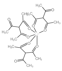 Chromium,tris(3-acetyl-2,4-pentanedionato-O,O')-, (OC-6-11)- (9CI) structure