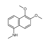 5,6-Dimethoxy-N-methyl-2-naphthalenamine structure