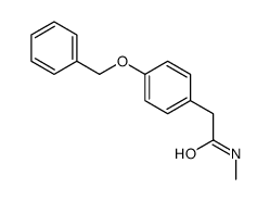 N-methyl-2-(4-phenylmethoxyphenyl)acetamide Structure