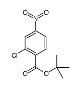 tert-butyl 2-chloro-4-nitrobenzoate结构式