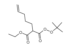 2-Carbethoxyper-hept-6-en-saeure-t-butylester结构式