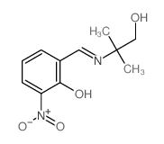 Phenol,2-[[(2-hydroxy-1,1-dimethylethyl)imino]methyl]-6-nitro- picture