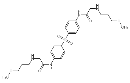 Acetanilide,4',4'''-sulfonylbis[2-[(3-methoxypropyl)amino]- (7CI,8CI) picture