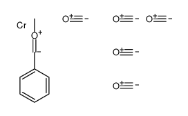 Pentacarbonyl(α-methoxybenzylidene)chromium Structure