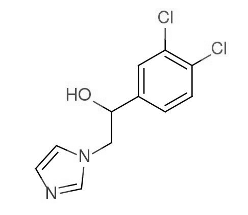 1-(3, 4-Dichlorophenyl)-2-(1H-Imidazole-1-yl)-Ethanol Structure