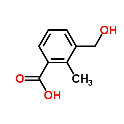 3-(Hydroxymethyl)-2-methylbenzoic acid Structure