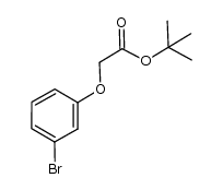 tert-butyl 2-(3-bromophenoxy)acetate结构式